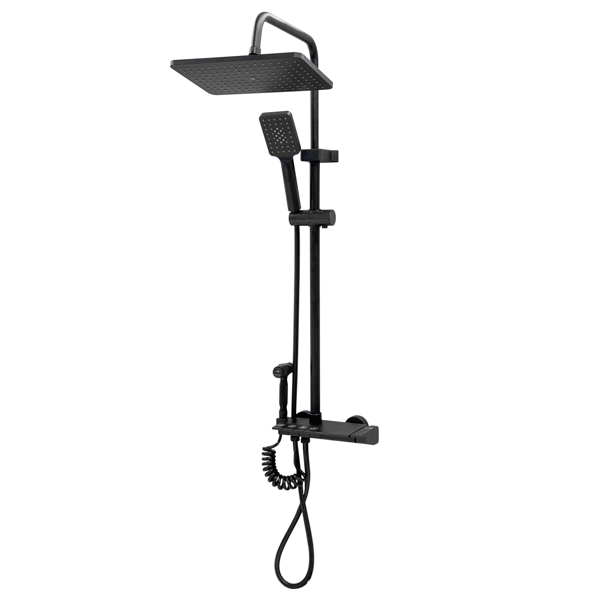 Смеситель/душа стационарный Gatto 3211 Black