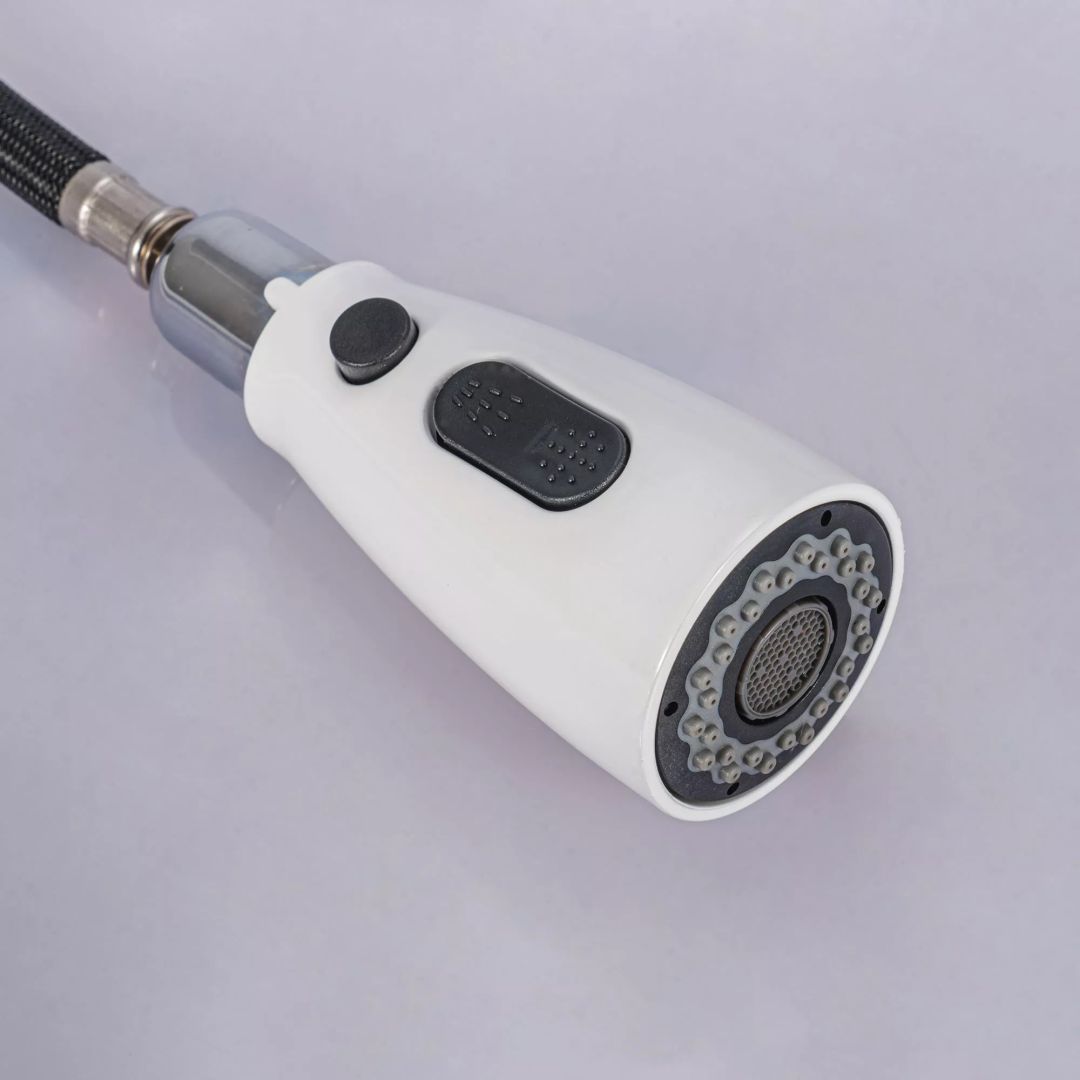 СМ-М ГЕККО с вытяжным изливом GH-6063-W БЕЛЫЙ 