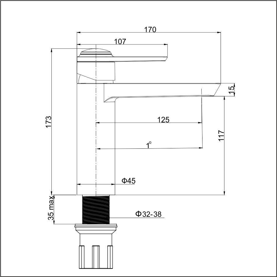 СМ-Т ГЕККО LF-6880CB хром/черный